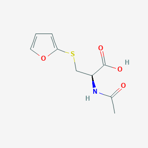 molecular formula C9H11NO4S B12902420 N-Acetyl-S-furan-2-yl-L-cysteine CAS No. 192385-29-8