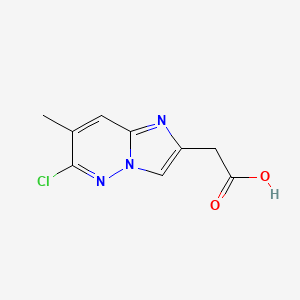 2-(6-Chloro-7-methylimidazo[1,2-b]pyridazin-2-yl)acetic acid