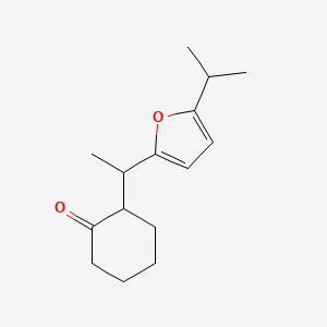 2-(1-(5-Isopropylfuran-2-yl)ethyl)cyclohexanone