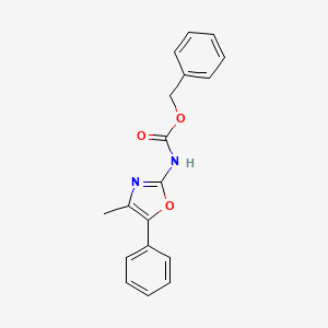 Benzyl (4-methyl-5-phenyl-1,3-oxazol-2-yl)carbamate