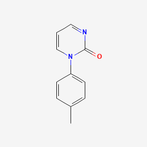 molecular formula C11H10N2O B12902577 1-(p-tolyl)pyrimidin-2(1H)-one CAS No. 17758-14-4