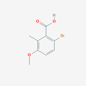 molecular formula C9H9BrO3 B1290266 6-Bromo-3-methoxy-2-methylbenzoic acid CAS No. 55289-17-3