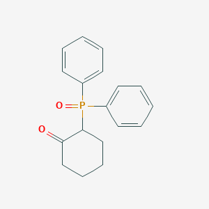 molecular formula C18H19O2P B12902671 2-(Diphenylphosphoryl)cyclohexan-1-one CAS No. 53695-49-1