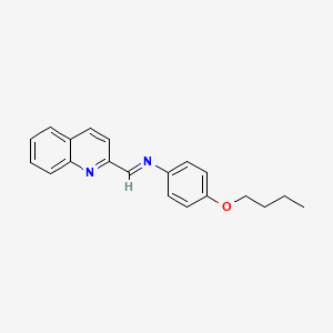 (E)-N-(4-Butoxyphenyl)-1-(quinolin-2-yl)methanimine