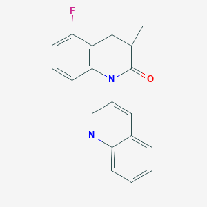 5-Fluoro-3,3-dimethyl-3,4-dihydro-2H-[1,3'-biquinolin]-2-one