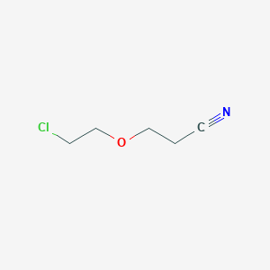 molecular formula C5H8ClNO B1290269 3-(2-Chloroethoxy)propanenitrile CAS No. 1740-67-6