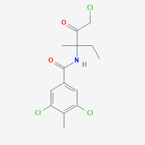 molecular formula C14H16Cl3NO2 B129027 唑酰胺 CAS No. 156052-68-5