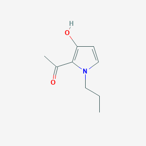 1-(3-hydroxy-1-propyl-1H-pyrrol-2-yl)ethanone