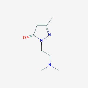 2-[2-(Dimethylamino)ethyl]-5-methyl-2,4-dihydro-3H-pyrazol-3-one