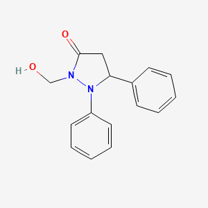 2-(Hydroxymethyl)-1,5-diphenylpyrazolidin-3-one