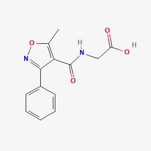 Glycine, N-[(5-methyl-3-phenyl-4-isoxazolyl)carbonyl]-