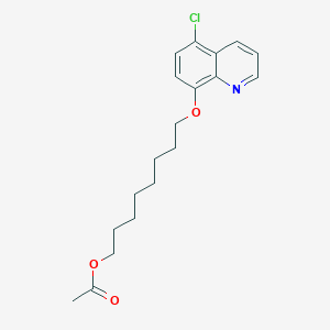 8-((5-Chloroquinolin-8-yl)oxy)octyl acetate