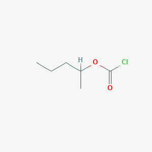 molecular formula C6H11ClO2 B12902778 Pentan-2-yl carbonochloridate CAS No. 20412-35-5