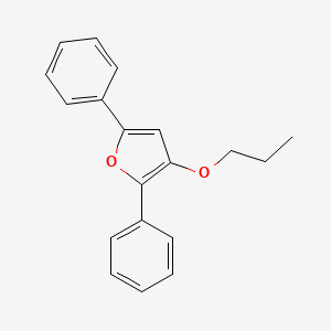 2,5-Diphenyl-3-propoxyfuran