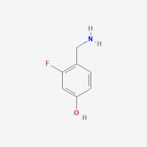B1290281 4-(Aminomethyl)-3-fluorophenol CAS No. 754971-62-5