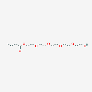 14-Hydroxy-3,6,9,12-tetraoxatetradecyl butyrate