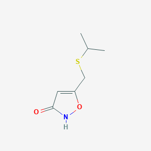 5-((isopropylthio)methyl)isoxazol-3(2H)-one