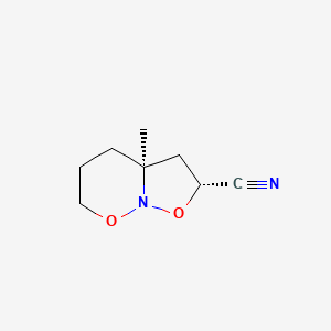 Cis-3a-methylhexahydroisoxazolo[2,3-b][1,2]oxazine-2-carbonitrile