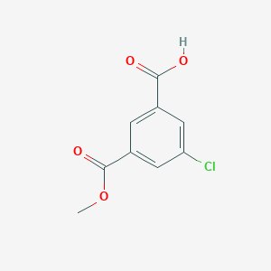 molecular formula C9H7ClO4 B129033 3-氯-5-(甲氧羰基)苯甲酸 CAS No. 153203-57-7