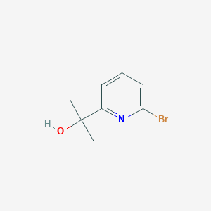 molecular formula C8H10BrNO B1290342 2-(6-溴吡啶-2-基)丙醇 CAS No. 638218-78-7