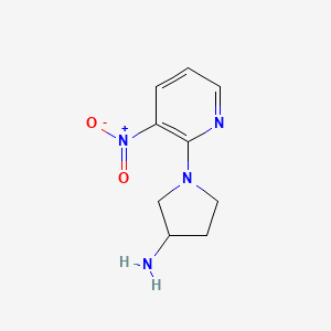 1-(3-Nitropyridin-2-yl)pyrrolidin-3-amine