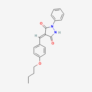 4-(4-Butoxybenzylidene)-1-phenylpyrazolidine-3,5-dione