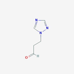 3-(1H-1,2,4-triazol-1-yl)propanal