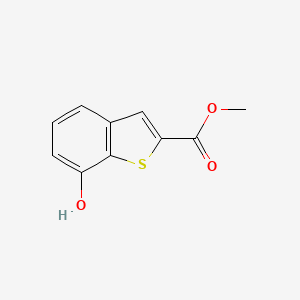 molecular formula C10H8O3S B1290379 Methyl 7-hydroxybenzo[b]thiophene-2-carboxylate CAS No. 761428-40-4