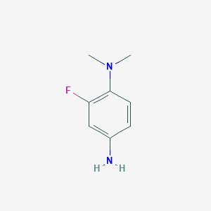molecular formula C8H11FN2 B1290385 2-Fluoro-N1,N1-dimethylbenzene-1,4-diamine CAS No. 3824-31-5