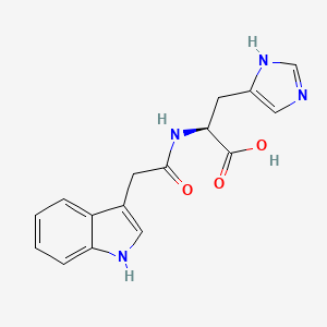 N-[(1H-Indol-3-yl)acetyl]-L-histidine