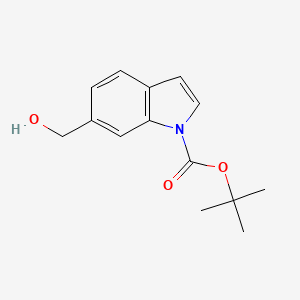 B1290396 tert-Butyl 6-(hydroxymethyl)-1H-indole-1-carboxylate CAS No. 354587-72-7