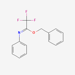 molecular formula C15H12F3NO B1290412 苯甲基2,2,2-三氟-N-苯乙酰亚胺 CAS No. 952057-61-3