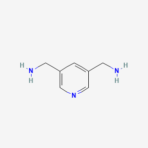 molecular formula C7H11N3 B1290415 3,5-Bis(aminomethyl)pyridine CAS No. 94413-66-8