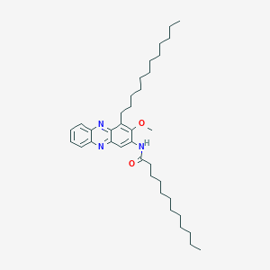 N-(4-Dodecyl-3-methoxyphenazin-2-YL)dodecanamide