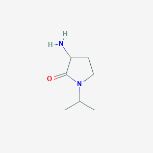 B1290418 3-Amino-1-isopropylpyrrolidin-2-one CAS No. 1249299-18-0