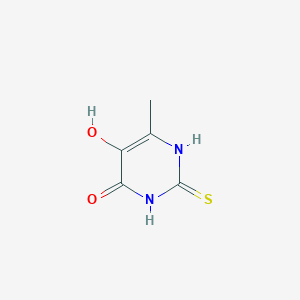 5-Hydroxy-6-methyl-2-sulfanylidene-2,3-dihydropyrimidin-4(1H)-one