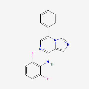 N-(2,6-difluorophenyl)-5-phenylimidazo[1,5-a]pyrazin-8-amine