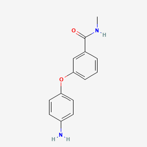 B1290430 3-(4-Aminophenoxy)-N-methylbenzamide CAS No. 284462-56-2