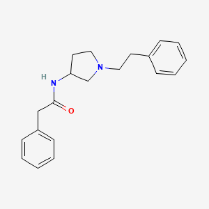 N-(1-phenethylpyrrolidin-3-yl)-2-phenylacetamide