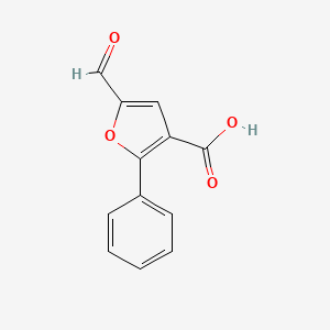 5-Formyl-2-phenylfuran-3-carboxylic acid