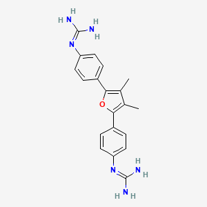 1,1'-((3,4-Dimethylfuran-2,5-diyl)bis(4,1-phenylene))diguanidine