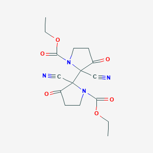 Diethyl 2,2'-dicyano-3,3'-dioxo-2,2'-bipyrrolidine-1,1'-dicarboxylate