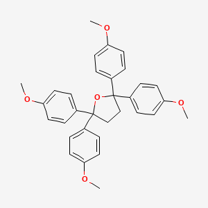 2,2,5,5-Tetrakis(4-methoxyphenyl)oxolane