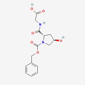 (4R)-1-[(Benzyloxy)carbonyl]-4-hydroxy-L-prolylglycine