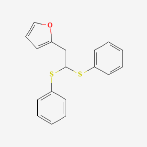 2-[2,2-Bis(phenylsulfanyl)ethyl]furan