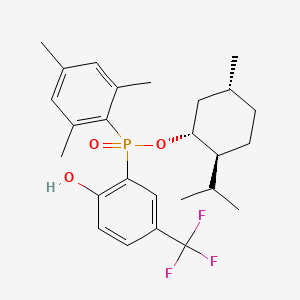 (Rp)-(1R,2S,5R)-2-Isopropyl-5-methylcyclohexyl (2-hydroxy-5-(trifluoromethyl)phenyl)(mesityl)phosphinate