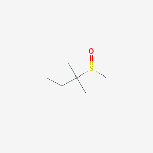 molecular formula C6H14OS B12904374 2-(Methanesulfinyl)-2-methylbutane CAS No. 160390-12-5