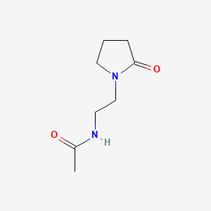 Acetamide, N-(2-(2-oxo-1-pyrrolidinyl)ethyl)-