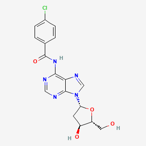 N-(4-Chlorobenzoyl)-2'-deoxyadenosine