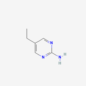 molecular formula C6H9N3 B1290438 5-乙基嘧啶-2-胺 CAS No. 39268-71-8